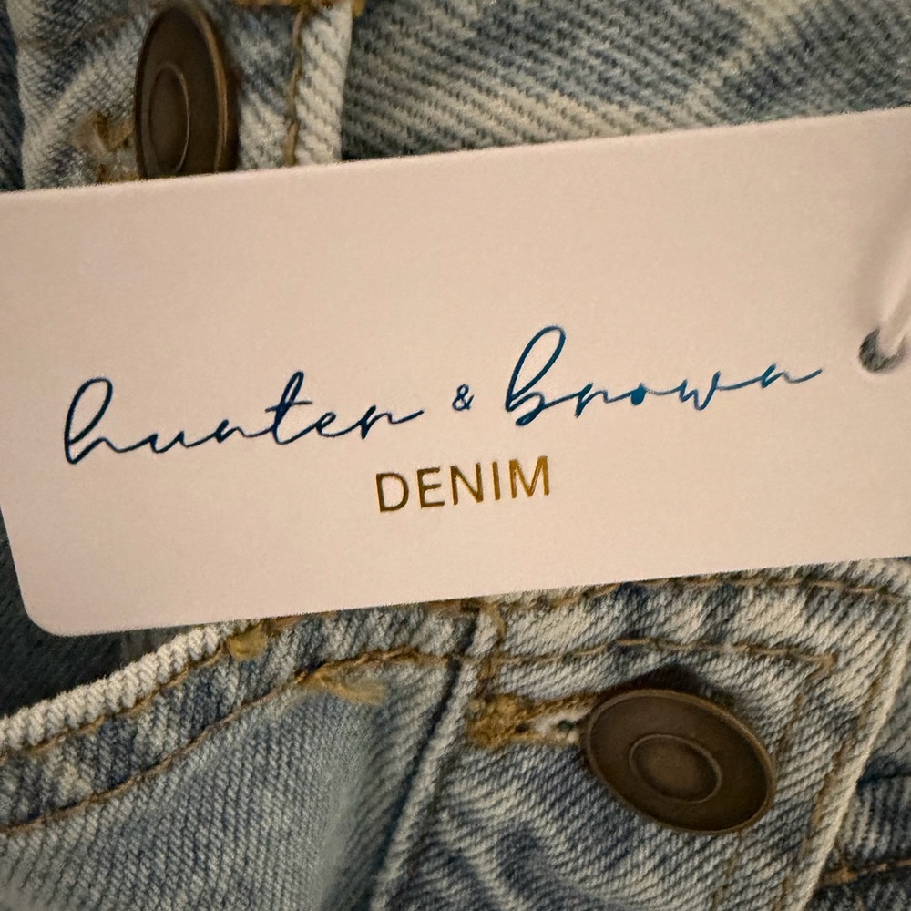 Hunter & Brown Denim Button-Front Women's Skirt - Picture 4 of 6